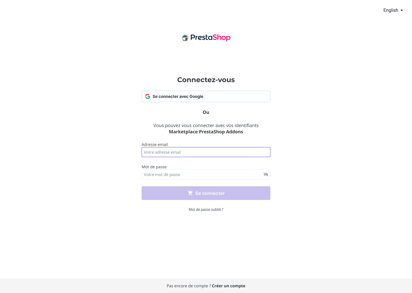 Sign in — New login page