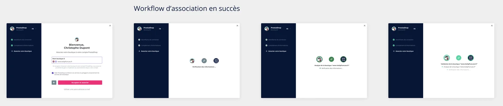 Store Association, New workflow